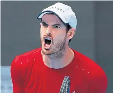  ??  ?? Andy Murray is struggling with a pelvic problem.