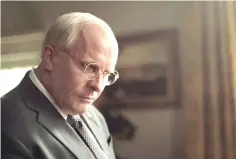  ??  ?? ‘Vice’, starring Bale as former Vice President Cheney, earned six Golden Globe nomination­s on Thursday — the most of any movie this year. — Courtesy of Annapurna Pictures