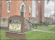  ??  ?? Wellington’s First Congregati­onal Church hosted Wellington Kiwanis’ annual Pancake Day fundraiser on April 16.