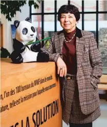  ?? PROVIDED TO CHINA DAILY ?? Monique Barbut has made many visits to China and is impressed by the country’s efforts to tackle climate change.