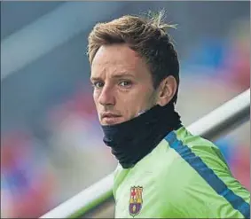  ?? ALEJANDRO GARCÍA / EFE ?? Ivan Rakitic, de 28 años, en su tercera temporada en el Barcelona