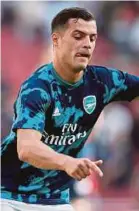  ??  ?? Granit Xhaka