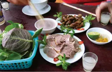  ??  ?? BELOW: Dog is sometimes eaten as a celebrator­y meal in a few countries in East Asia