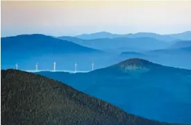  ?? THE ASSOCIATED PRESS ?? The nation’s wind power can generate more than 82 gigawatts a year.