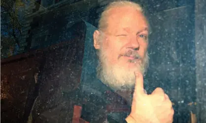  ?? Photograph: Hannah McKay/Reuters ?? Julian Assange’s lawyers are pressing for bail in the wake of the Wikileaks co-founder’s legal win earlier this week.