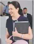  ??  ?? Premier Annastacia Palaszczuk.