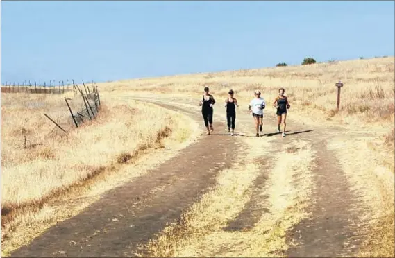  ?? Al Seib Los Angeles Times ?? THE OPEN spaces are runner-friendly. In 1961, the community incorporat­ed to avoid annexation by L.A. and keep its semirural feel.