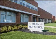  ??  ?? Solon High School Principal Erin Short was reinstated March 12 after the city prosecutor determined no criminal activity on her part.