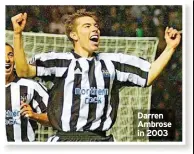  ?? ?? Darren Ambrose in 2003