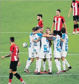  ?? FOTO: EFE ?? El Leganés venció en San Mamés y llega vivo a la última jornada del campeonato