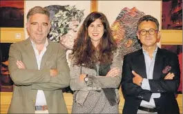  ?? ?? José María Penco (Evooleum), Pandora Peñamil y Juan Peñamil (Mercadei).