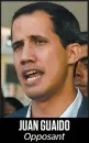  ??  ?? JUAN GUAIDO Opposant