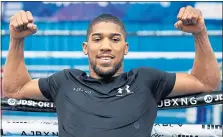  ??  ?? Anthony Joshua wants to go toe-totoe with Tyson Fury