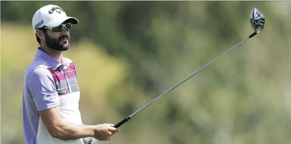  ?? RICHARD HEATHCOTE/GETTY IMAGES ?? Adam Hadwin of Abbotsford, B.C., heads the Canadian contingent playing in this year’s U.S. Open, which tees off on Thursday in Long Island, N.Y.