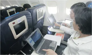  ?? STR / AFP / GETTY IMAGES FILES ?? Business travellers would be more willing to face more rigorous screening rather than part with their electronic tools, says a Global Business Travel Associatio­n official.