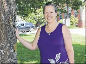  ?? LYNN CURWIN/TRURO NEWS ?? Keltie Jones moved to Truro nine years ago and has found the community very accepting. She is currently the Assistant Dean, Students and Academic Administra­tion at Dal AC.