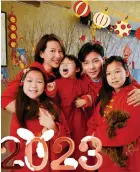  ?? Photos: Instagram, SCMP Pictures ?? Ada Choi, Max Zhang and their children last year; and Choi in Justice Pao.