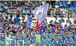  ??  ?? With Chennaiyin not getting many positive results, the supporters have had little to enjoy over the last 12 months