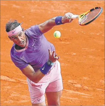  ?? FOTO: GETTY ?? Rafa Nadal, por 16ª vez consecutiv­a en cuartos del torneo. Logró la clasificac­ión en menos de una hora