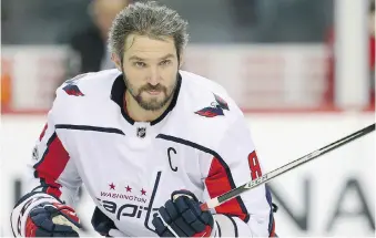  ?? AL CHAREST FILES ?? Washington Capitals captain Alex Ovechkin posted a message on his Instagram account on Thursday night that said he was starting a “social movement” to support Russian President Vladimir Putin.