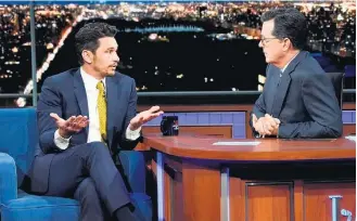  ?? SCOTT KOWALCHYK/CBS ?? O ator. No ‘The Late Show With Stephen Colbert’: Franco teria pedido desculpa a atrizes