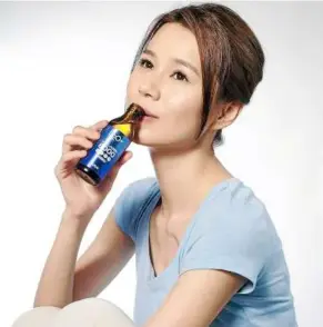  ??  ?? h2o+ ambassador Pricilla Wong Tsui Yu (HK TV travel host and actress) keeps her skin radiant with h2o+ Collagen 8000.