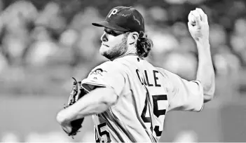  ?? ERIC HARTLINE, USA TODAY SPORTS ?? Gerrit Cole dealt with inflammati­on in his right elbow off and on in 2016.