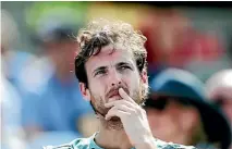  ?? GETTY IMAGES ?? Portugal’s Joao Sousa ponders what might have been.