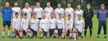  ??  ?? The Oban Saints squad pictured before the tournament.