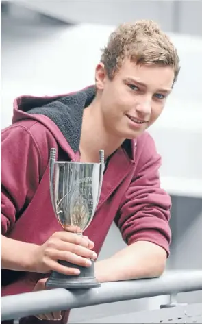  ?? Photo: JASON OXENHAM ?? Tough competitio­n: Young Mt Eden yachtsman Alex Wotton sailed in to second place ahead of 54 competitor­s at the Starling Class North Island Championsh­ips in Wellington.