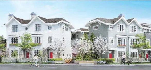  ?? PHOTOS: PNG ?? Boffo Properties founder Tarcisio Boffo, although officially retired, is still involved in the landscapin­g of the company’s residentia­l developmen­ts and it shows with Edgemont Walk, a 24-unit developmen­t on Ridgewood Drive in North Vancouver.
