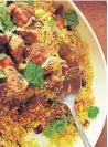  ?? RICARDO ?? Cranberrie­s add a sweet twist to chicken and couscous.