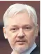  ??  ?? WikiLeaks founder Julian Assange.