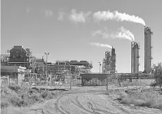  ??  ?? Santos-operated Moomba gas plant is seen outside Moomba, South Australia. — Reuters photo