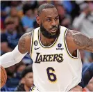  ?? Picture: Getty ?? NBA legend LeBron James in action for the Lakers