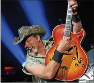  ?? PHOTO COURTESY OF TED NUGENT ?? Ted Nugent brings his Adios Mofo 2023 to Michigan Lottery Amphitheat­re this summer.