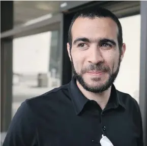  ?? — POSTMEDIA NETWORK FILES ?? Former Guantanamo Bay detainee Omar Khadr received a cash settlement and an apology from the Canadian government for his treatment at the U.S. facility for terrorists.