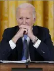  ?? Evan Vucci/Associated Press ?? President Joe Biden listens Monday during a meeting with Pacific Islands Forum leaders.