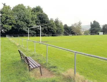  ??  ?? Llanllyfni football ground where the fighting errupted