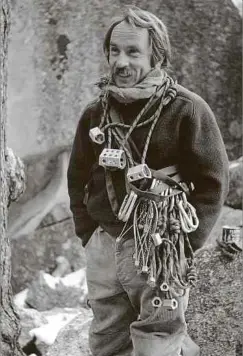  ?? ?? Die Leidenscha­ft fürs Klettern hat bei Yves Chouinard zur Gründung seines Unternehme­ns geführt.