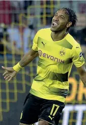  ??  ?? Attaccante Pierre-Emerick Aubameyang piace al Milan