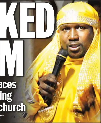  ??  ?? Jermaine Grant, head of Israelite Church of God in Jesus Christ in Harlem, has pleaded guilty to fraud.