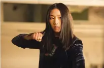  ?? KAILEY SCHWERMAN/THE CW VIA AP ?? Olivia Liang as Nicky Shen acts in a scene from “Kung Fu,” premiering on April 7.