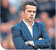  ??  ?? Toffees boss Marco Silva