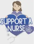  ??  ?? CAMPAIGN: Support a Nurse logo.