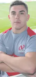  ??  ?? On target: Adam McBurney scored all four Ulster tries