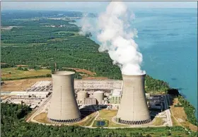  ?? NEWS-HERALD FILE ?? FirstEnerg­y Perry Nuclear Power Plant in North Perry Village is shown.