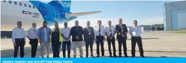  ?? Jazeera receives new aircraft from Airbus France ??