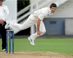  ?? PHOTOSPORT ?? Jimmy Anderson still has his Auckland cap after playing for them in 2008.