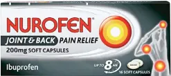  ??  ?? Misleading claims on TV: Nurofen Joint & Back Pain Relief